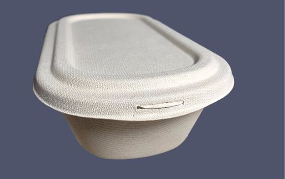 Μίας χρήσης γρήγορο διασπάσιμο ελαφρύ κιβώτιο πολτού χαρτιού σαλάτας τροφίμων συσκευασίας αχύρου σίτου
