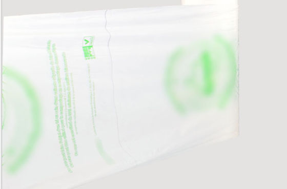 cornstarch 52*65cm PLA PBAT βιοδιασπάσιμη επίπεδη συνεχής πλαστική τσάντα ρόλων