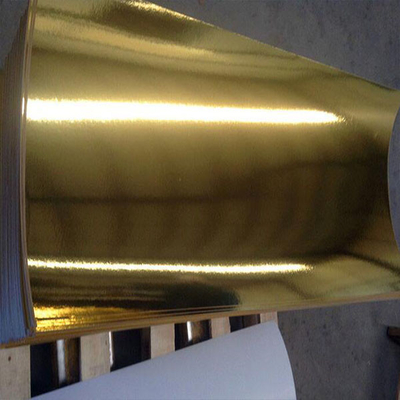 250GSM Τέχνη Εργατικό χαρτόνι 50 * 70 cm Γυαλί χαρτόνι Custom πάχος και μέγεθος στρωμένο ασήμι / χρυσό μεταλλικό χαρτί