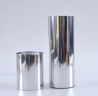 Προσαρμοσμένο ασημένιο / χρώμα 12 μmpet AL PET laminating film roll για συσκευασία φιδιού