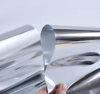 Προσαρμοσμένο ασημένιο / χρώμα 12 μmpet AL PET laminating film roll για συσκευασία φιδιού