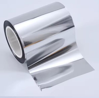 Προσαρμοσμένο ασημένιο / χρώμα 12 μmpet AL PET laminating film roll για συσκευασία φιδιού