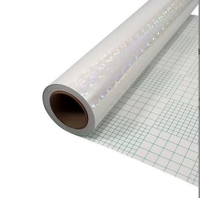 Καθαρό γυαλί με σπασμένο χρώμα Laser Cold Lamination Film για φωτογραφικό άλμπουμ, Cold Lamination Film σε σχήμα καρδιάς