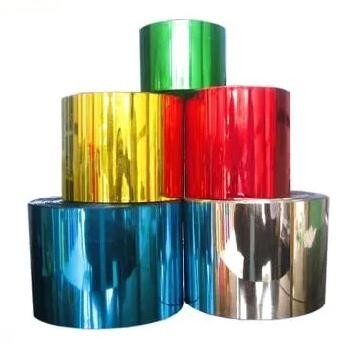 Εκτύπωση Διαφανούς Επεξεργασίας Γλυκών PVC Twist Film With Rainbow Iridescent Colors Για Επεξεργασία Γλυκών