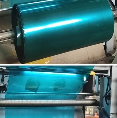 Εκτύπωση Διαφανούς Επεξεργασίας Γλυκών PVC Twist Film With Rainbow Iridescent Colors Για Επεξεργασία Γλυκών