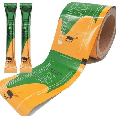 Προσαρμοσμένη εκτύπωση ταινίας PET+AL+PE 110mic.100mic σε ρόλο για σακούλες συσκευασίας τροφίμων