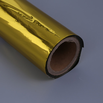 Χρυσό χρώμα 12mic PET ταινία αλουμινωμένη ανθεκτική σε υψηλές θερμοκρασίες