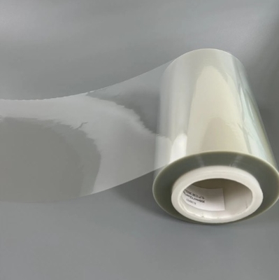 Διαφανές υπερυψωμένο εμπόδιο 12mic PET-AlOx-020 Οξειδωμένη ταινία αλουμινίου για να συσκευάσετε βάση καλαμποκιού