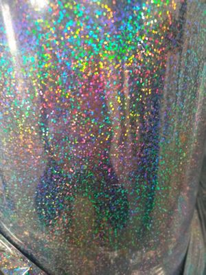 12mic PET/17mic bopp ολογραφική μεταλλωμένη επικάλυψη πρώτης βάσης Χρησιμοποιείται για την UV εκτύπωση