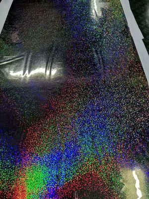 12mic PET/17mic bopp ολογραφική μεταλλωμένη επικάλυψη πρώτης βάσης Χρησιμοποιείται για την UV εκτύπωση