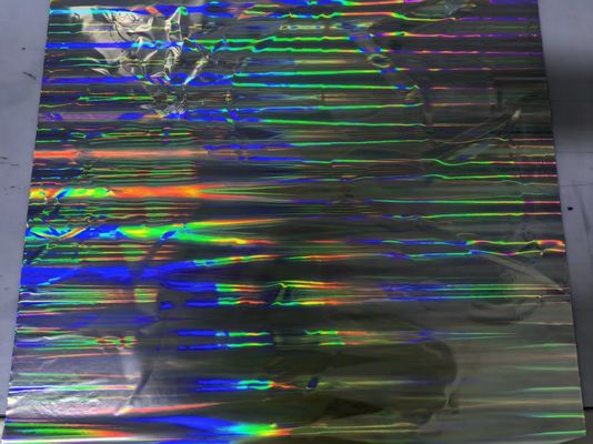 12mic PET/17mic bopp ολογραφική μεταλλωμένη επικάλυψη πρώτης βάσης Χρησιμοποιείται για την UV εκτύπωση