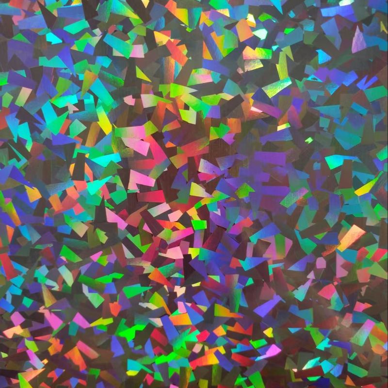 12mic PET/17mic bopp ολογραφική μεταλλωμένη επικάλυψη πρώτης βάσης Χρησιμοποιείται για την UV εκτύπωση